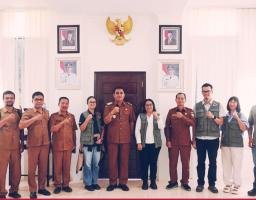 Ir. Yusuf Nache, S.T., M.M Wakil Bupati Nias Selatan Terima Kunjungan Tim Direktorat PRR-BNPB.