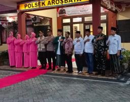 Pastikan Kondusivitas Wilayah, Kapolres Bangkalan AKBP Wibowo Sambangi Polsek Arosbaya