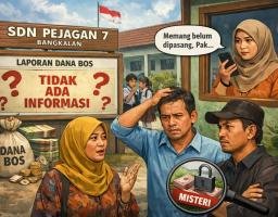 Dana BOS SDN Pejagan 7 Disoal, Pengakuan Kepsek Picu Tanda Tanya Publik