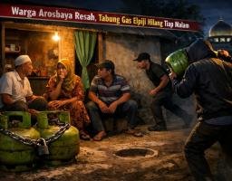 Warga Arosbaya Resah, Diduga Aksi Pencurian Tabung Gas Terjadi Tiap Malam