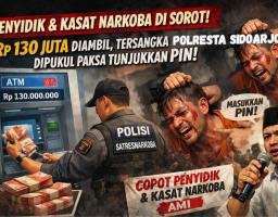 AMI Desak Kapolda Copot Kasat Narkoba Sidoarjo Terkait Dugaan Pemerasan dan Penganiayaan