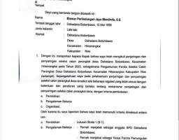 Seleksi Perangkat Desa Dahadano Botombawo Cacat Prosedural, Kecurangan dalam Pusaran Seleksi Perangkat Desa