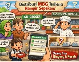Distribusi MBG di Gegger Terhenti Hampir Sepekan, Wali Murid Pertanyakan Kejelasan Informasi