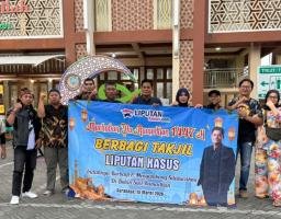 Media Liputan Kasus Turun ke Jalan, 500 Paket Takjil Dibagikan di Benowo