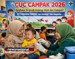 UPT Puskesmas Tongguh Gencarkan CUC Campak 2026, Perkuat Perlindungan Anak dari Penyakit Menular