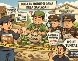 Kejari Bangkalan Jangan Bungkam! Kasus Dana Desa Saplasah Harus Diusut, Bukan Digantung!