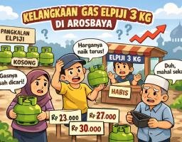 Elpiji 3 Kg Terbatas di Arosbaya, Harga di Lapangan Melebar