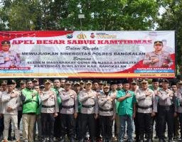 Apel Sabuk Kamtibmas Polres Bangkalan, PKDI Arosbaya Tegaskan Peran Masyarakat