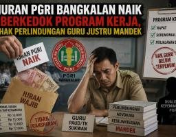 Iuran PGRI Bangkalan Naik, Dugaan Pengelolaan Tak Transparan Kian Disorot