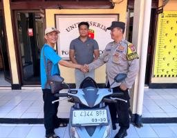 Dua Pelaku Curanmor Spesialis 15 TKP Diamankan Polsek Wonocolo Surabaya 