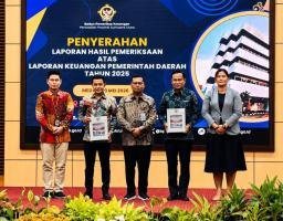 Torehkan Prestasi, Pemkab Nias Barat Raih Opini WTP 5 Kali Berturut-turut dari BPK Sumut