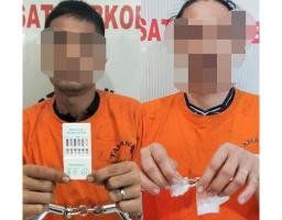 Polres Nias Kembali Amankan 2 Pengedar Narkoba, Barang Bukti Sabu 6,38 Gram Disita
