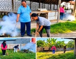 Peringati Hari Lingkungan Hidup Sedunia, Jajaran Pasar Arosbaya Gelar Kerja Bakti Bersama
