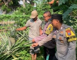 Sambang Poktan Tugu RW 09, Polisi Perkuat Ketahanan Pangan dan Edukasi Keamanan Lingkungan
