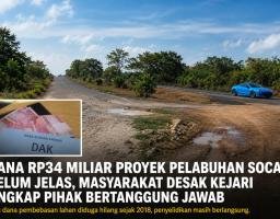 Jejak Dana Rp34 Miliar Pelabuhan Socah Masih Misterius, Publik Desak Pengungkapan Menyeluruh