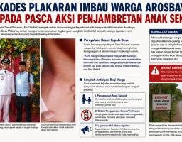 Kades Plakaran Imbau Warga Arosbaya Waspada Pasca Aksi Penjambretan Anak Sekolah