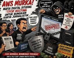 AWS Murka! Mafia Digital Dituding Teror Hosting untuk Bungkam Karya Jurnalistik
