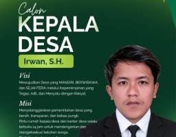 Irwan, S.H. Siap Bertarung di Pilkades Plampaan Camplong, Usung Perubahan dan Pelayanan untuk Masyarakat