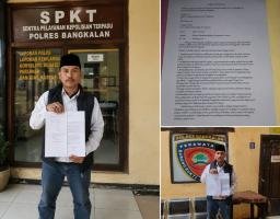 Korcam Bangkalan Berbagi Kwanyar Resmi Laporkan Dugaan Penyimpangan Bantuan Pangan di Desa Pesanggrahan