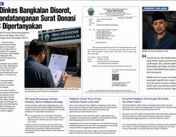 Plh Dinkes Bangkalan Disorot, Surat Donasi UHC dan Kewenangan Penandatanganan Dipertanyakan