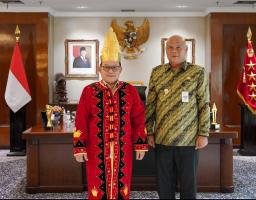 Langkah Strategis! Bupati Nias Utara Temui KSP RI Demi Percepat Pembangunan