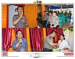 Wakapolres Nias Pimpin Kunjungan Dukacita ke Rumah Duka Aluizaro Zega di Kota Gunungsitoli