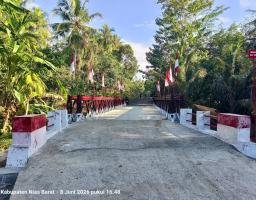 Terima Kasih Presiden Prabowo & Panglima TNI AD, Jembatan Modular Bailey Sungai Sui di Hilisoromi Kini Bisa Dilalui