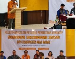 Asisten II Setda Buka Pelatihan Petugas Sensus Ekonomi 2026 & Himbau Sukseskan Pendataan