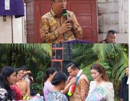Bupati Nias Barat Hadiri Peletakan Batu Pertama Gereja ONKP Lasara Sihene'asi, Janjikan Jalan Rp8,5 Miliar