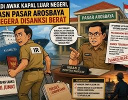 Jadi Awak Kapal Luar Negeri, ASN Pasar Arosbaya Segera Disanksi Berat
