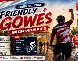 Friendly Gowes Semarakkan HUT ke-81 RI, Jadi Penanda Dimulainya Rangkaian Agustusan 2026 di Kecamatan Sepulu