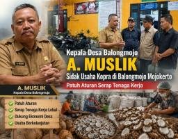 Respons Sidak Kades, Pengusaha Kopra Mojokerto Tegaskan Patuh Aturan Berdayakan Warga