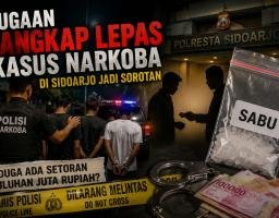 Dugaan Tangkap Lepas Kasus Narkotika di Polresta Sidoarjo, Publik Pertanyakan Transparansi kepada Kompol Dwi Gatstimur 