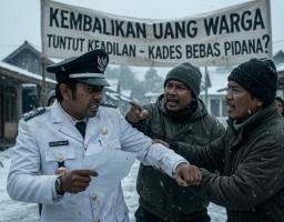 Pernyataan Kades Gunung Sereng Soal Kasus Bansos dan Pungli Air Bor "Bebas Pidana" Memicu Polemik, Warga Tuntut Keadilan