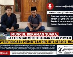 Rekaman Bocor: Pj Kades Patemon Bantah Narasi 'Hoaks' Kasus Pemerasan Rp5 Juta oleh Oknum Wartawan