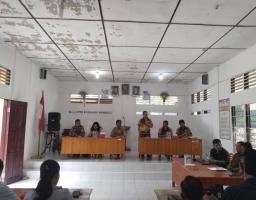 Camat Mandrehe Utara Pimpin Rakor Lintas Sektor: Bahas Evaluasi Program Kerja dan Persiapan HUT RI ke-81