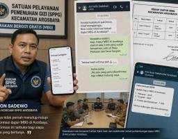 Merasa Dipojokkan Korcam SPPG Arosbaya Bongkar Bukti Digital Bantah Tudingan Bungkam Soal Dapur MBG