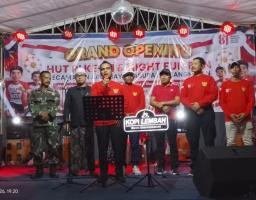 Bupati Bangkalan Lepas Ratusan Peserta Arosbaya Night Fun Run 2026, Suasana Malam Makin Semarak