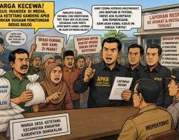 Kecewa Kasus Mandek di Media, Warga Ketetang Gandeng APKB Laporkan Dugaan Pemotongan Beras Bulog