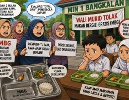 Wali Murid MIN 1 Bangkalan Tolak MBG, Keluhkan Menu Berulang dan Porsi Dinilai Minim