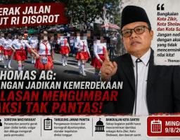 Gerak Jalan HUT RI Disorot, Thomas AG: Jangan Jadikan Kemerdekaan Alasan Mengumbar Aksi Tak Pantas