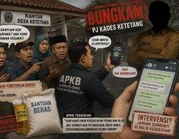 Pj Kades Ketetang Bungkam Terkait Dugaan Pemotongan Bansos, APKBJangan Sembunyi di Balik Intervensi