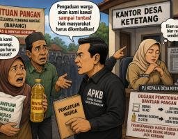 Hak Orang Miskin Diduga Disunat, Aliansi Desak Pj Kades Ketetang Jangan Sembunyi