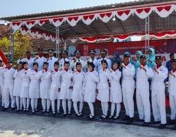 Semangat Nasionalisme Menggema, Upacara HUT ke-81 RI di Arosbaya Berlangsung Khidmat