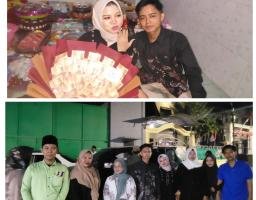Suasana Khidmat dan Kekeluargaan Warnai Prosesi Tukar Cincin Khusnul Iqbal dan Ida Suryati di Sidotopo