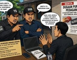 Pemberitaan Dugaan Pungutan Pedagang Berujung Polemik, Dua Pria Datangi Wartawan