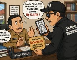 Oknum Ngaku Wartawan Inisial M Diduga Tekan Kepala Sekolah di Bangkalan, Minta Uang hingga Rp5 Juta agar Tak Diberitakan