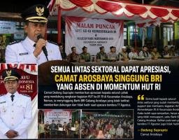 Semua Lintas Sektoral Dapat Apresiasi, Camat Arosbaya Singgung BRI yang Absen di Momentum HUT RI