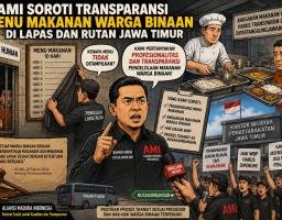 AMI Soroti Transparansi Menu Makanan Warga Binaan di Lapas dan Rutan Jawa Timur