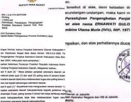 BOM WAKTU ! SK Pj. Sekda Nias Barat Mati Sejak 5 Feb 2026, Legalitas Ernawati Gulo Dipertanyakan